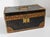French 20th Century French Studded Leather Document Box With Paper Lined Interior For Sale - Image 3 of 14
