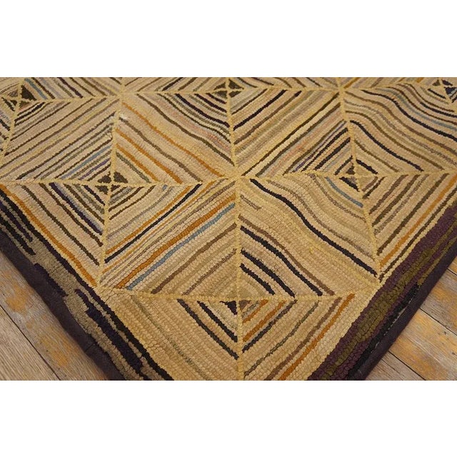 Late 19th Century American Hooked Rug For Sale In New York - Image 6 of 9