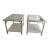 1970s Pair Lacquered Lane Alta Vista Faux Bamboo Side Tables For Sale