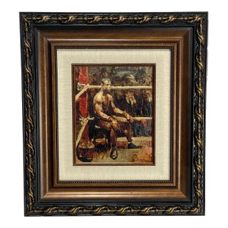 The Boxer — After Isaac Israëls, C. 1914 — Hand-Textured Fine Art Print For Sale