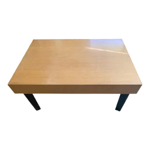 Mid Century George Nelson Expanding Coffee Table With Serving Trays