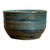 Vintage Blue Glazed Pottery Bowl For Sale - Image 12 of 12