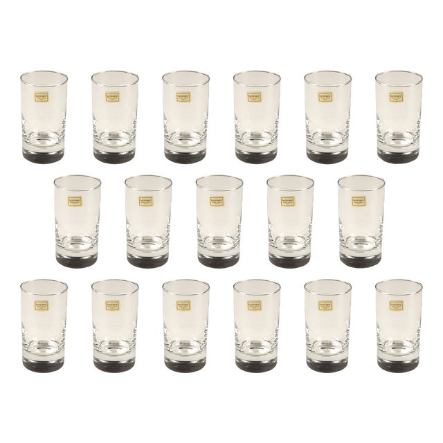 Vintage Longdrink Glasses by Luminarc, 1970s, Set of 17 For Sale