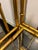Gold Gilded Iron Bamboo Folding Etagere For Sale - Image 8 of 9