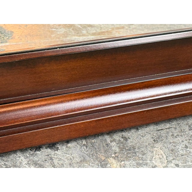 Brown Omexey Home Furnishings Cherry Wood Wall Mirror For Sale - Image 8 of 12