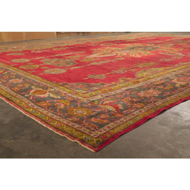 Early 20th Century Antique Persian Sultanabad Rug - 11'04 x 16'11 For Sale - Image 5 of 8