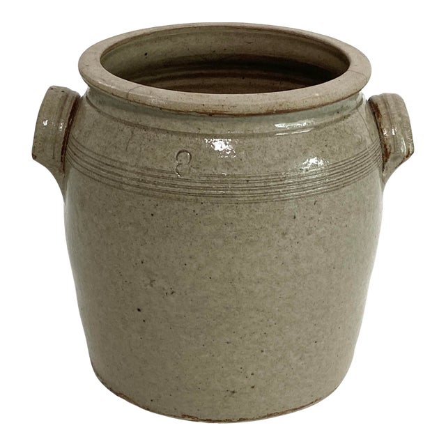 Vintage French Confit Pot For Sale