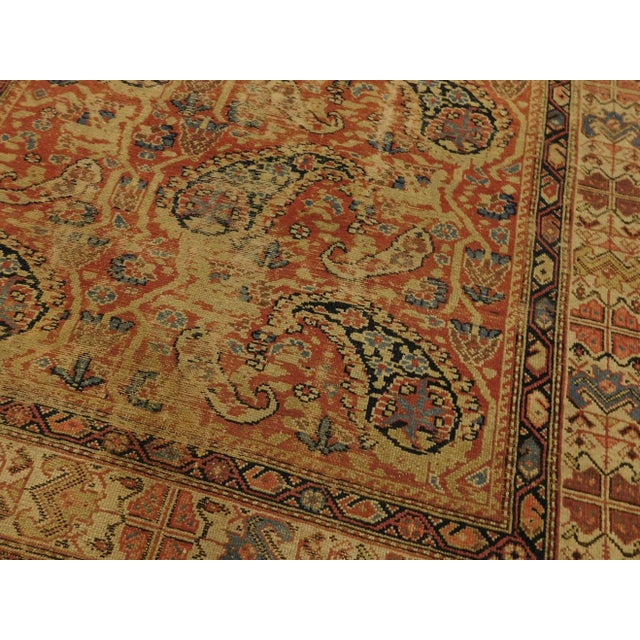 Distressed Antique Persian Gallery Rug For Sale - Image 10 of 13