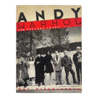 " Andy Warhol : The Factory Years 1964-1967 : Photographs by Nat Finkelstein " Vintage 1989 1st Edtn Pop Art Photography Book For Sale