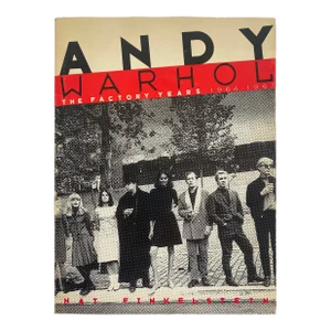 " Andy Warhol : The Factory Years 1964-1967 : Photographs by Nat Finkelstein " Vintage 1989 1st Edtn Pop Art Photography Book