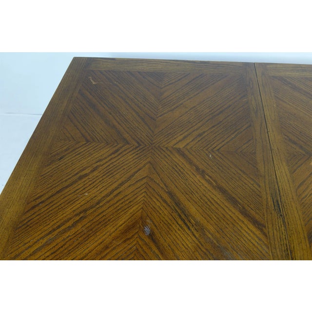1970s Vintage Oak Dining-Room Table For Sale - Image 10 of 12