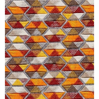 The House of Scalamandré Carousel Fabric, Coral For Sale