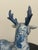 Late 20th Century Thai Blue and White Ceramic Deer For Sale - Image 13 of 18