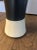 Mexican 1970s Black and White Color-Blocked Mexican Vase For Sale - Image 3 of 7