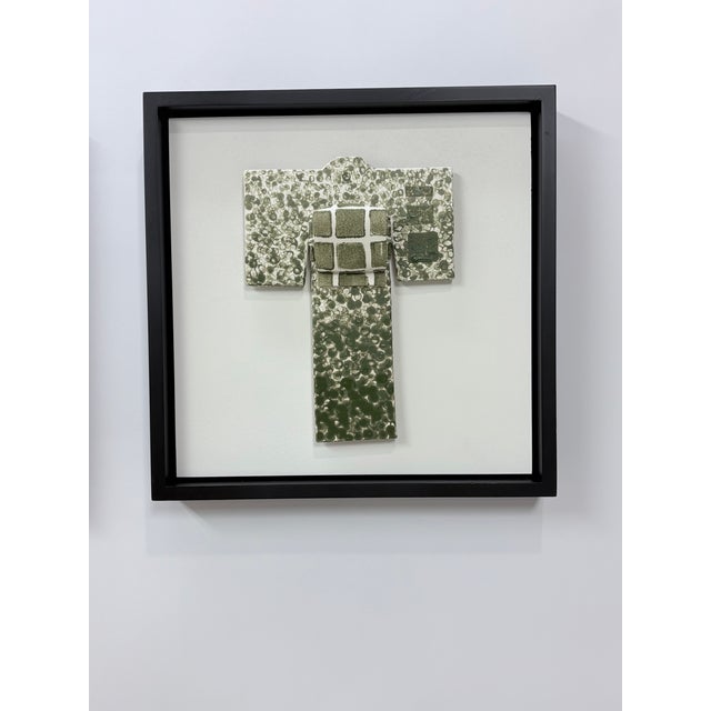 Contemporary One of a Kind Japanese Kimono Ceramic Sculpture For Sale - Image 3 of 8
