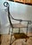GORGEOUS! A Set of 3 hand-woven raffia/wicker and solid wrought iron armchairs have a distinct and special grayish finish...