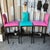 Set of 3 Postmodern Vinyl Upholstered Barstools by Minson Ent. Circa 1980s For Sale - Image 4 of 18