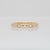 2020s Minimalist Diamond Band: Solid 14k Gold – Star Set Round Diamonds, Fine Jewelry, Size 6.75 For Sale - Image 5 of 6