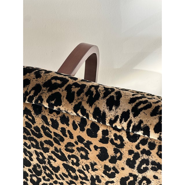 Deco Armchairs in Animalier Fabric, 1930s, Set of 2 For Sale - Image 3 of 8