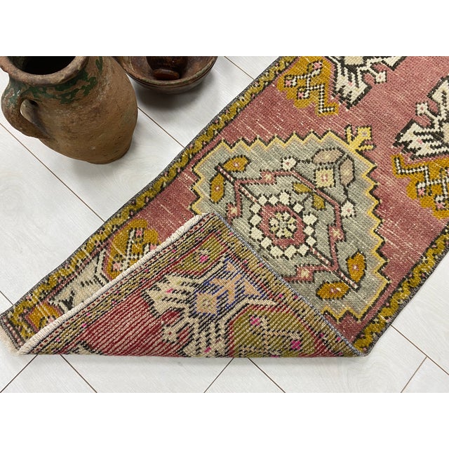 Oushak Anatolian Wool Area Carpet For Sale In Phoenix - Image 6 of 6