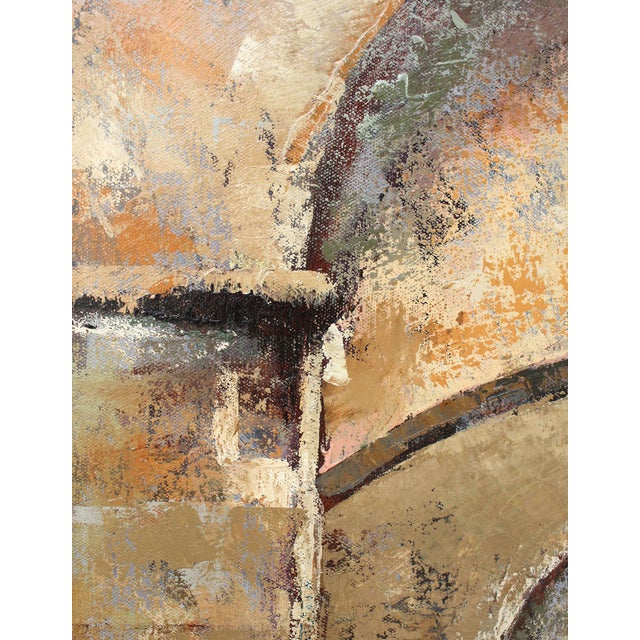 Michelle Arnold Paine Contemporary Italian Courtyard Archway Original Framed Oil Painting For Sale - Image 4 of 11