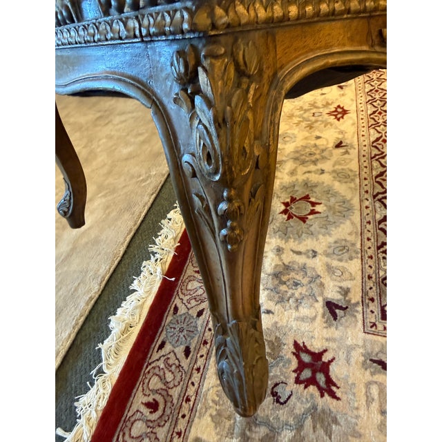 Floral Print Bergere Chair, 19th Century For Sale - Image 12 of 12
