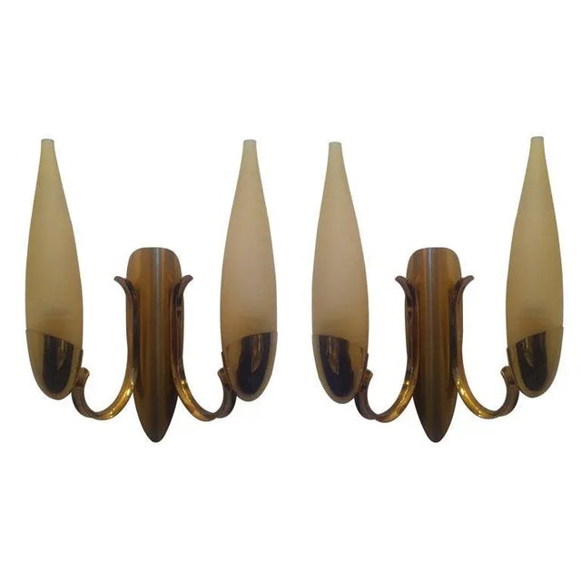 Pair of "High Style" Austrian, 1970s Sconces For Sale - Image 11 of 11