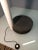 1960s Iron and Acrylic Glass Tube and Neon Inner Cast Floor Lamp, 1970s For Sale - Image 5 of 12