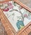 Intage Rattan Cane Glass Top Storage Box With Designer Fabric Insert For Sale - Image 9 of 13