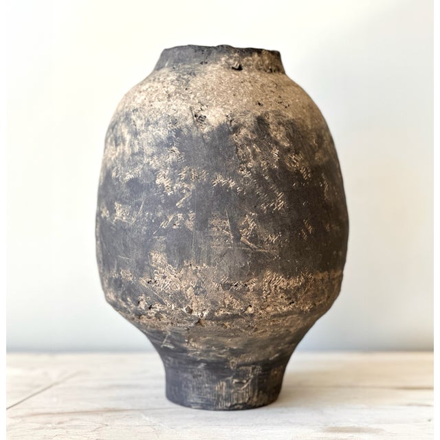 Trent Kendrick VESSEL - NIEBLA stoneware with glaze A surface built up slowly by hand, layer by layer, until the clay...