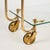 Desserts Trolley in Brass and Glass from Gio Ponti, 1930s For Sale - Image 4 of 5