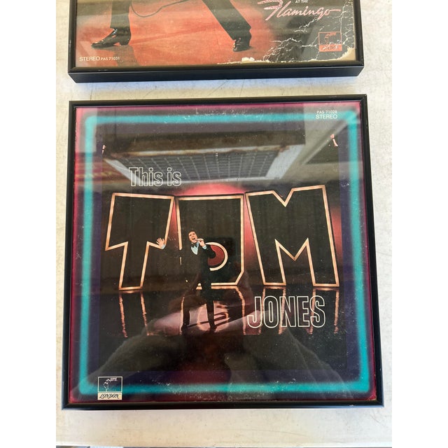 Vintage Tom Jones Records & Album Sleeve Framed Set of 6 For Sale In West Palm - Image 6 of 9