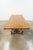 Vintage Wood Top Dining Table With Iron Base For Sale - Image 15 of 15