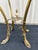 Metal Art Nouveau Onyx and Brass Planter Stand With Polished Finials For Sale - Image 7 of 12