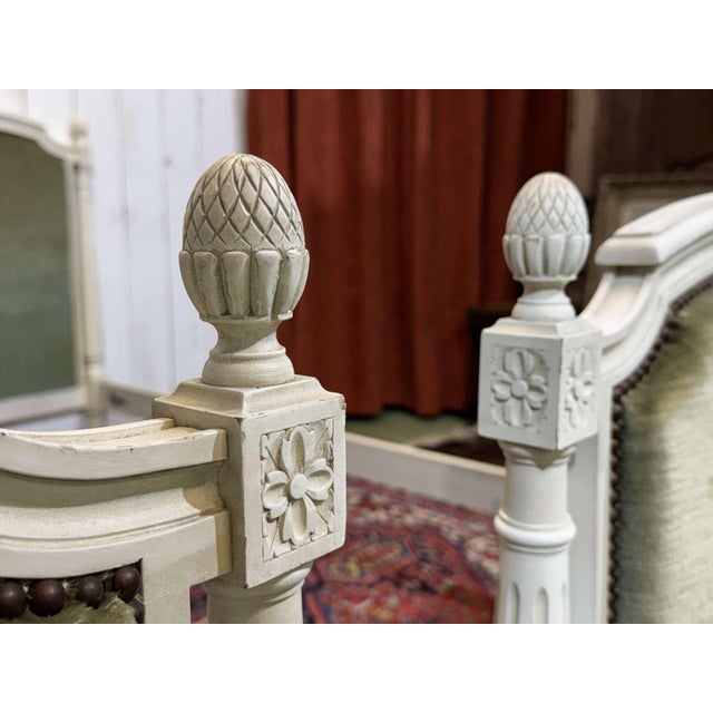 Louis XVI Style Beechwood Beds, Set of 2 For Sale - Image 6 of 16