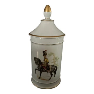 Limoges Porcelain Lidded Jar For Sale