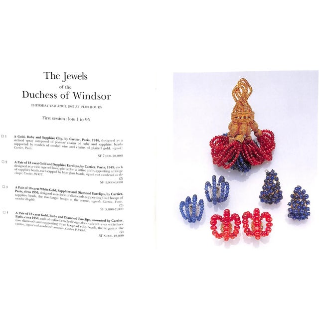 "The Jewels of the Duchess of Windsor - 2nd-3rd April 1987 Sotheby's Geneva" 1987 For Sale - Image 10 of 18