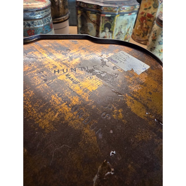 Victorian Collection of Antiques Tole Containers For Sale - Image 3 of 16