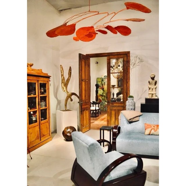 Large Impressive Indoor Hanging Mobile Sculpture by Artist Scott Donadio, 6 Ft. For Sale - Image 9 of 11