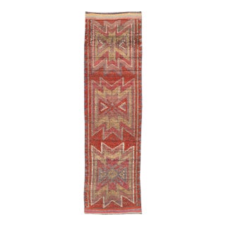 Galerie Shabab Collection Mid-20th Century Turkish Anatolian Tribal Runner For Sale