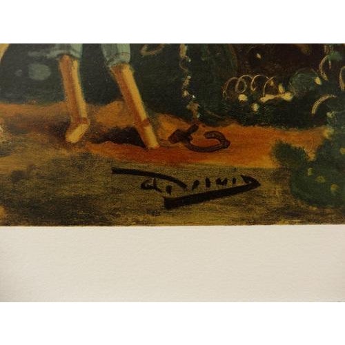 Andre Derain After the harvest Lithograph on Arches vellum Printed in the Mourlot workshops (c. 1970) Signed in the plate...