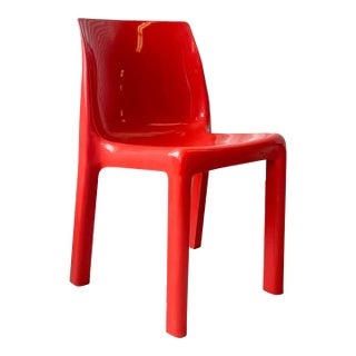 Magistretti Selene Style Molded Plastic Chair by Polyform For Sale