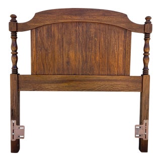 Vintage Twin Low Post Headboard For Sale