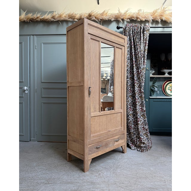 Art Deco Oak Bonnetière, 1930s For Sale - Image 3 of 14