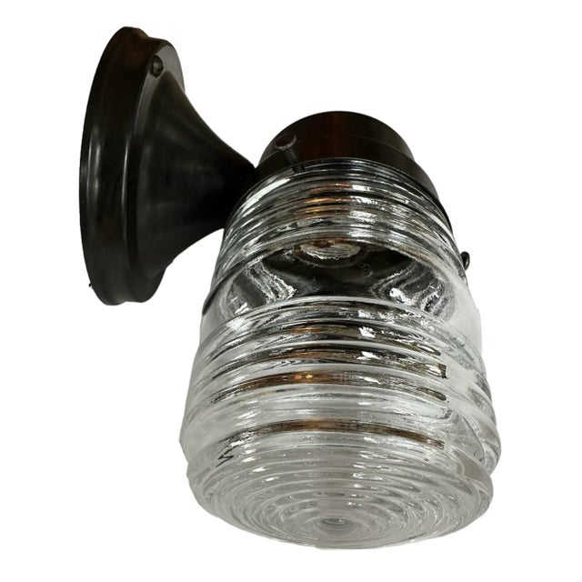 Metal Set of 3 Jelly Jat Sconces, Circa 1930 For Sale - Image 7 of 7