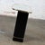 Late 20th Century Late 20th Century Postmodern Sofa or Console Table With Mirror Top & Black Lacquered Pedestal Base For Sale - Image 5 of 12