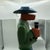 1990s Attributeed to Markus Pierson Coyote Sculpture 22” Painted Resin Cowboy Figurine Mint For Sale - Image 10 of 11