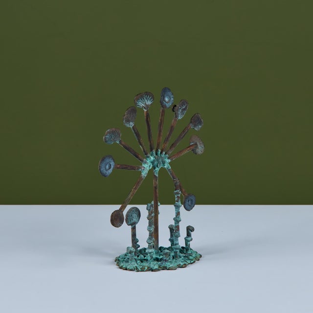 Verdigris Klaus Ihlenfeld Abstract Bronze Sculpture For Sale - Image 8 of 12