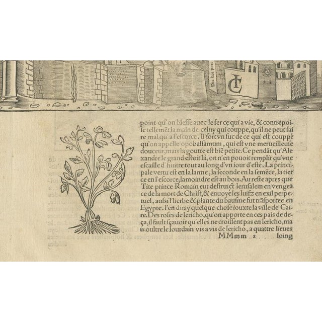 Jerusalem, 1560, Paper For Sale - Image 3 of 10