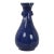 Early 20th-Century Chinese Porcelain Vase Glazed in Cobalt Blue (Restored) For Sale